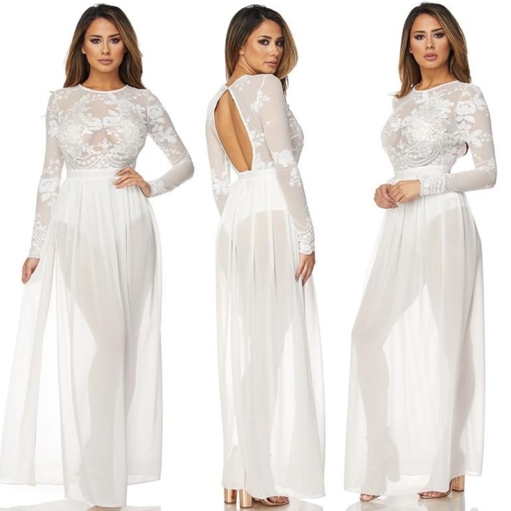 Sexy Beach Bridal Special Occasion Dress Gown